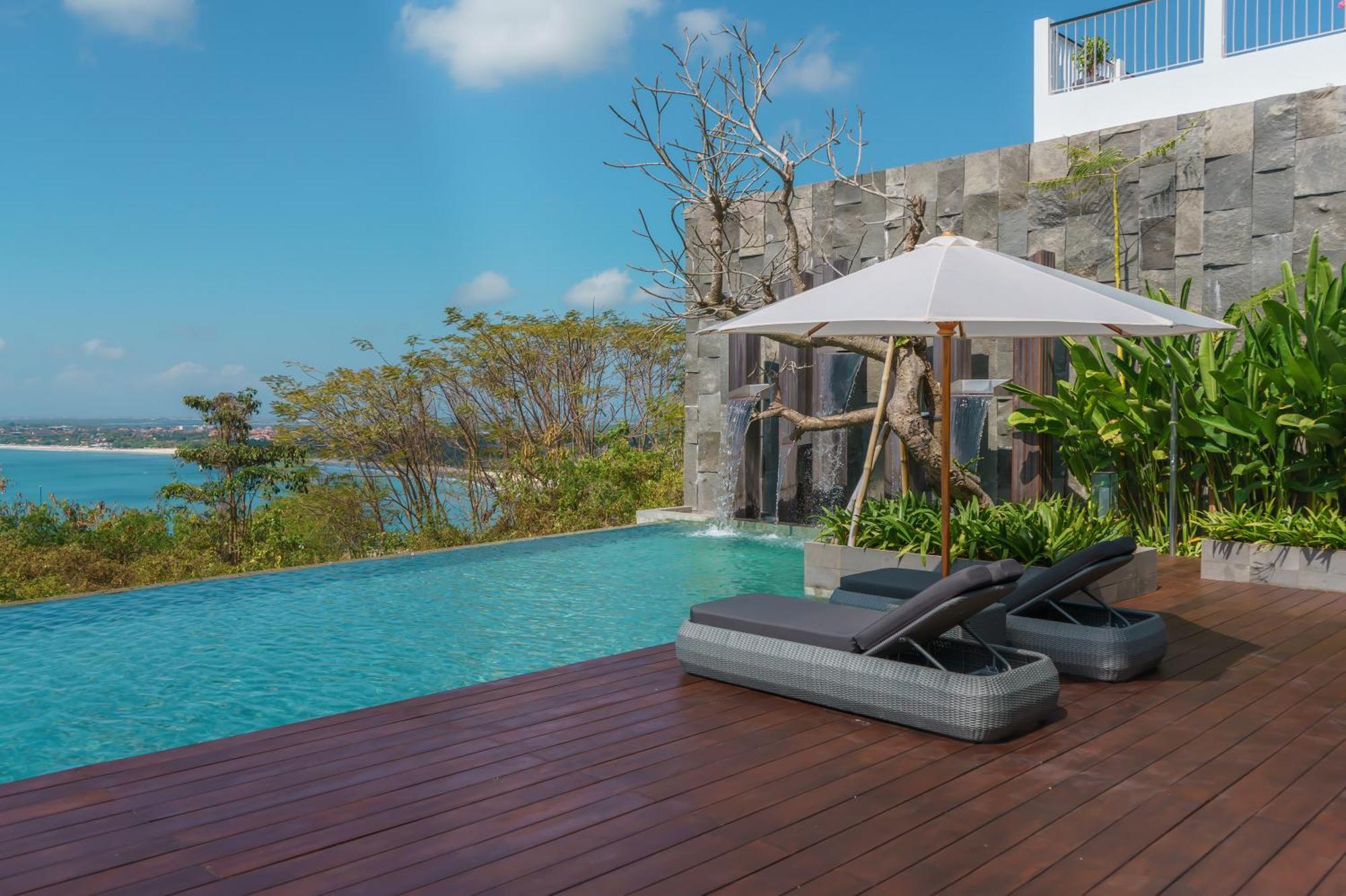 Beyond The Sea - Luxe Sea View Villa In Jimbaran Exterior photo